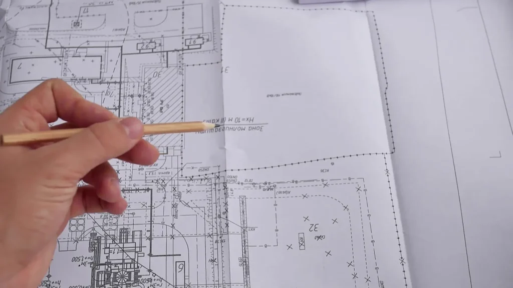 Quantity Surveyors Auckland providing reliable quantity surveying services with a detailed building blueprint analysis.